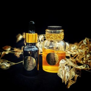 Алхимическое масло для интимной тампонады "Очищение: Куркума - Золото"